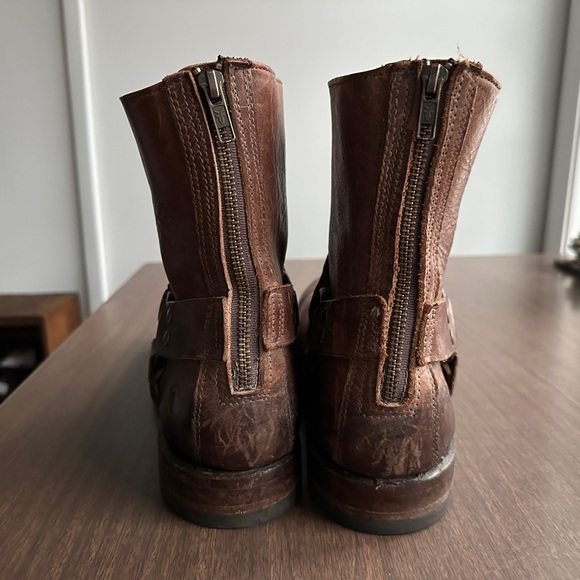 Men’s Frye John Addison Back Zip Boots, Size 11.5 - Picture 3 of 8